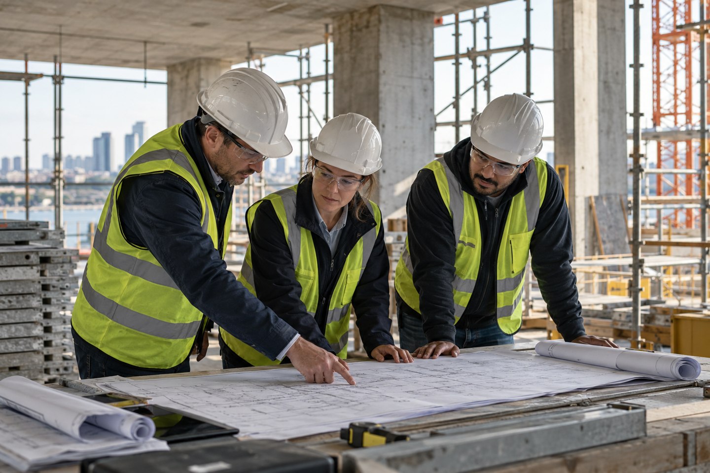 Infrastructure works and coordinated construction delivery